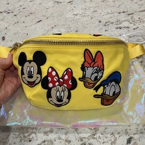Stoney Clover Yellow Fanny With 6 Disney Patches Sewn On From SCL